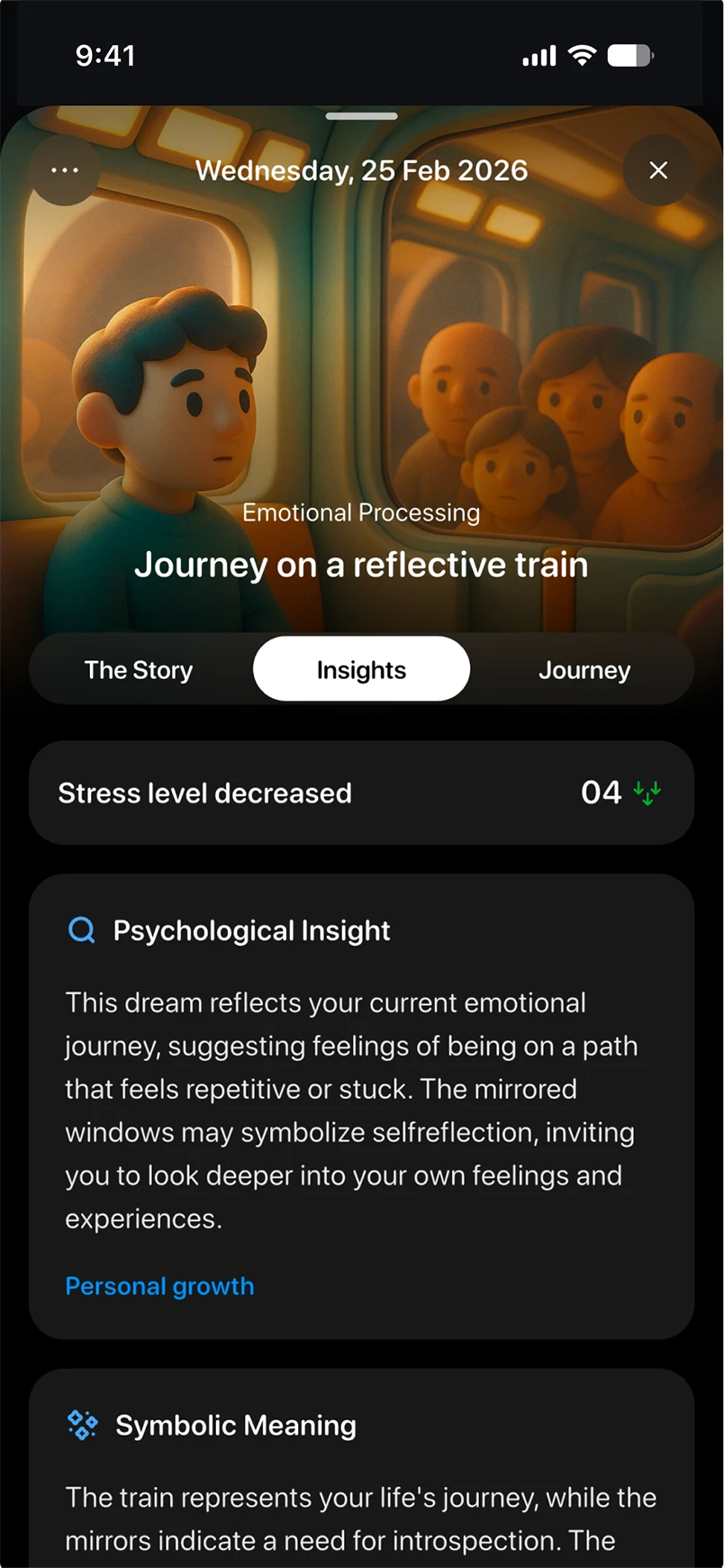Dreamlab app — screen five
