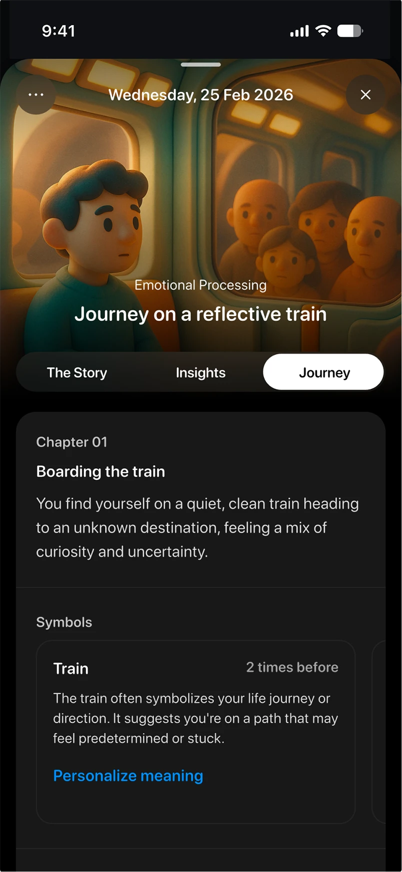 Dreamlab app — screen six