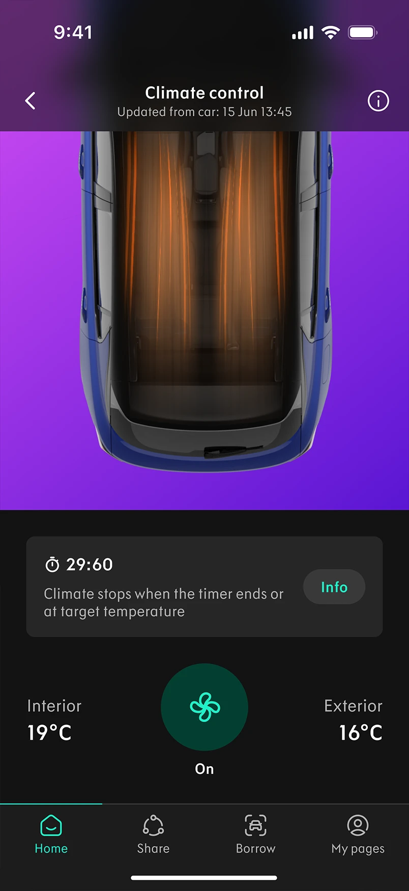 Lynk & Co app — screen three