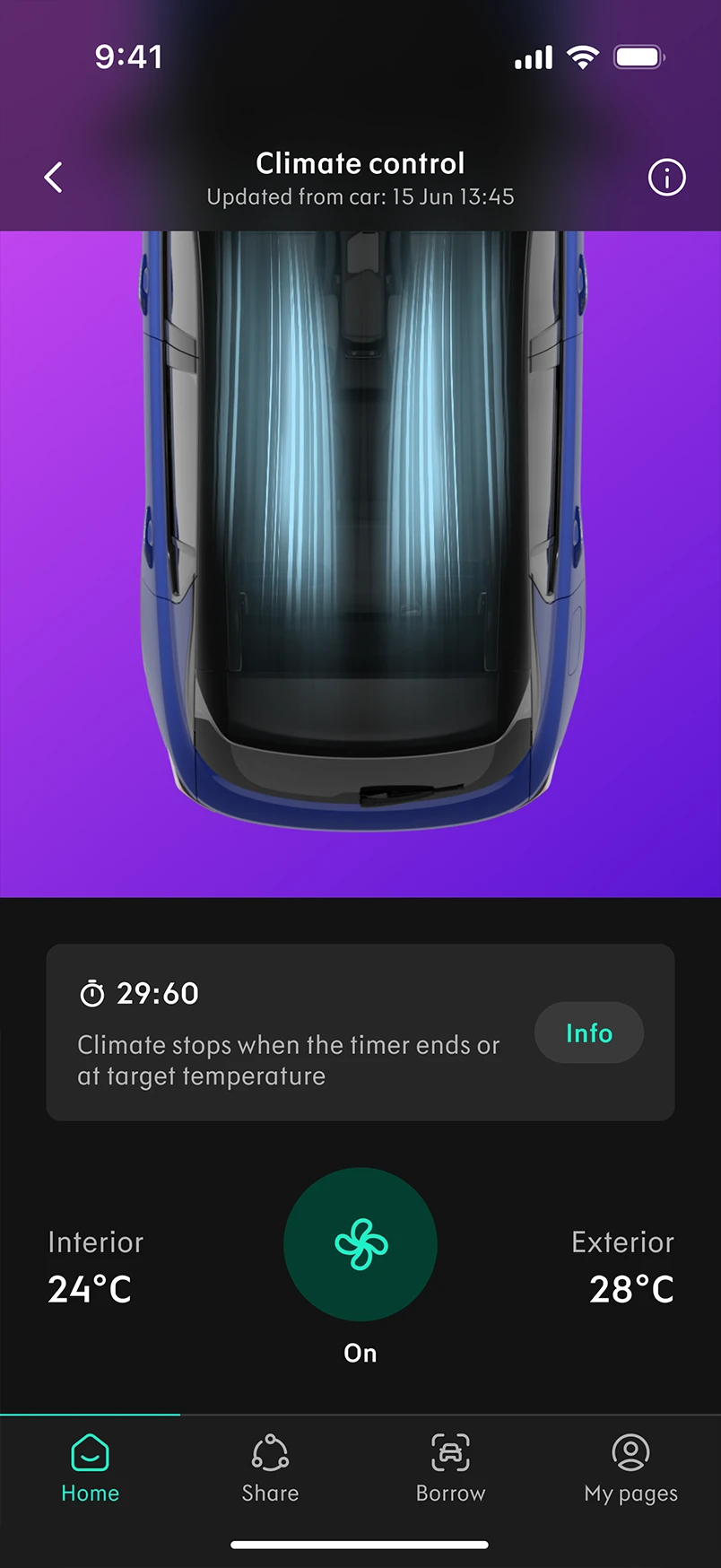 Lynk & Co app — screen four