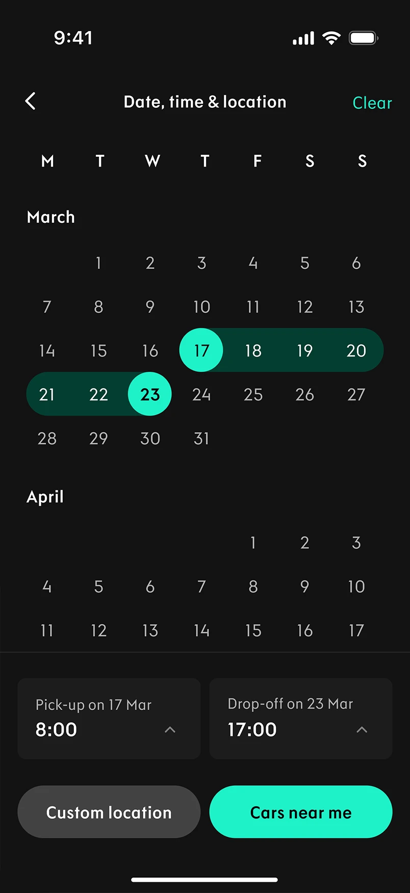 Lynk & Co app — sharing screen two